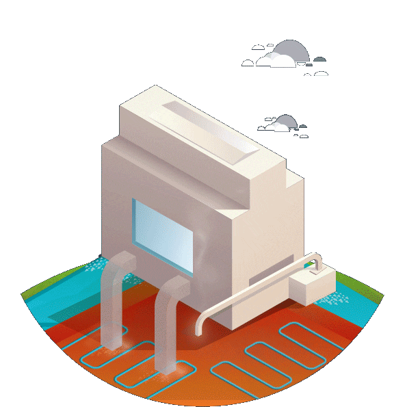 Image result for geothermal energy animation gif