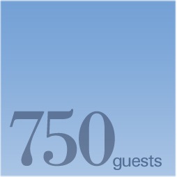 750 guests