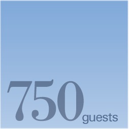 750 guests