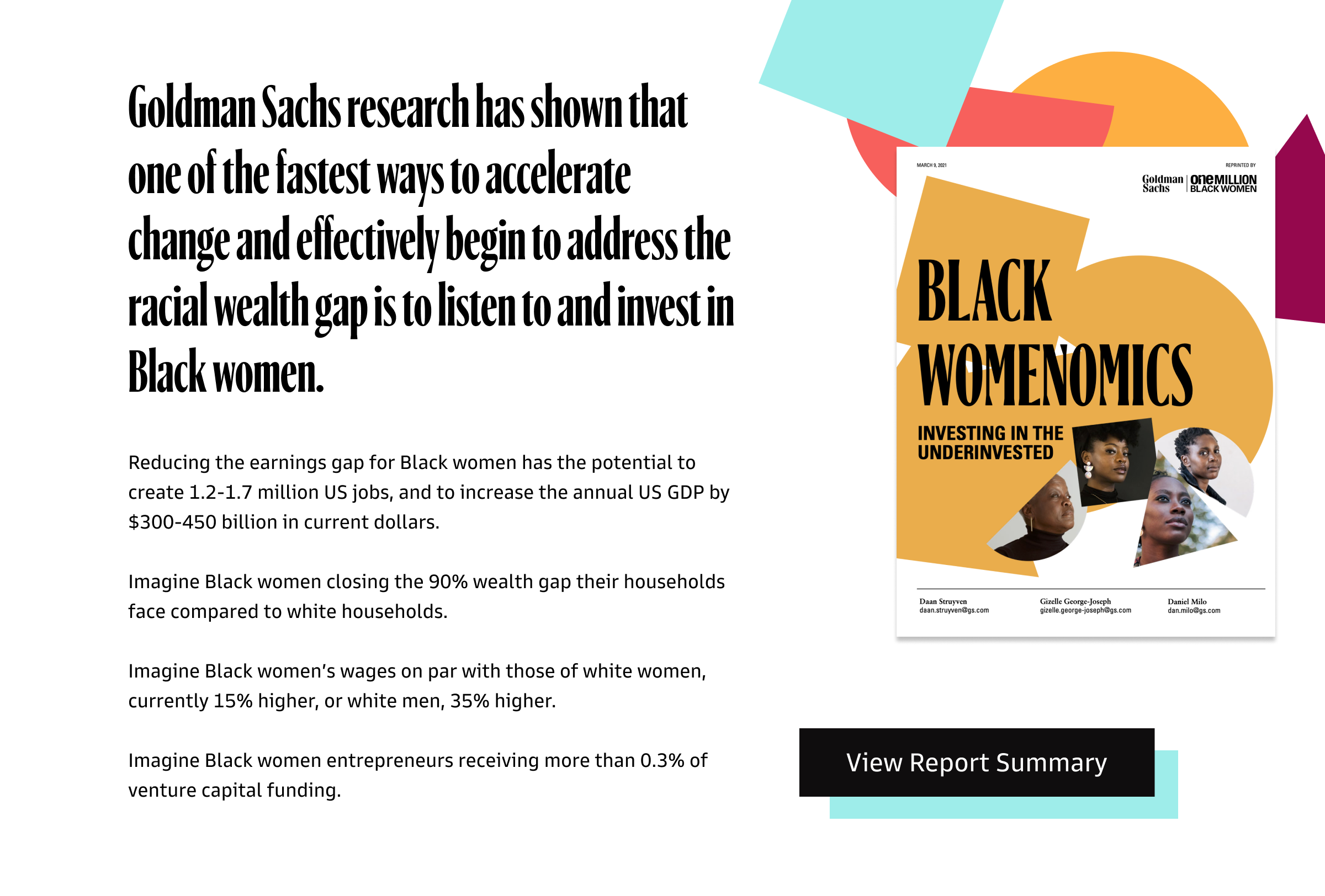 View Black Womenomics Report Summary
