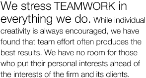 Principle No. 8: Teamwork