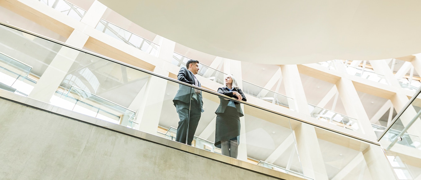 Year End Tax Planning people in a luminous building