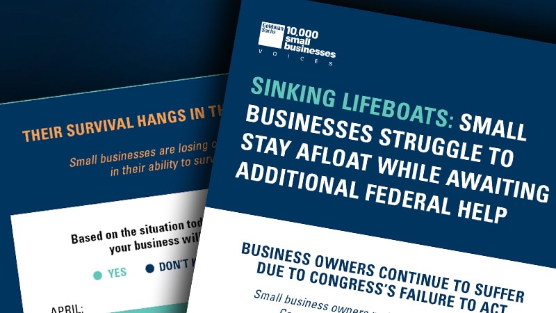 Survey: Sinking Lifeboats – Small Businesses Struggle to Stay Afloat While Awaiting Federal Help