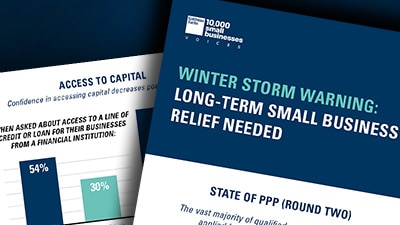 Winter Storm Warning – Long-term Small Business Relief Needed