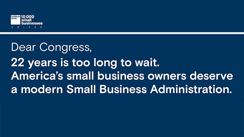 22 Years Is Too Long: Support Small Businesses. Reauthorize the SBA.