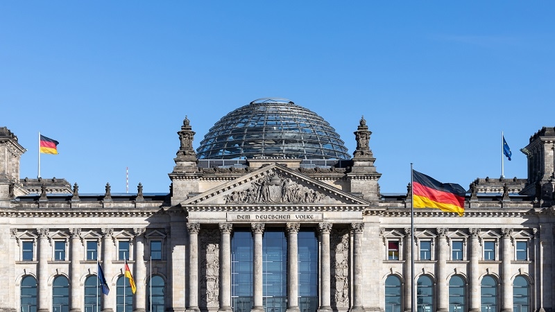 Photo of Germany’s Reichstag building in Berlin