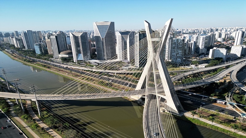 Aerial photo of Sao Paulo