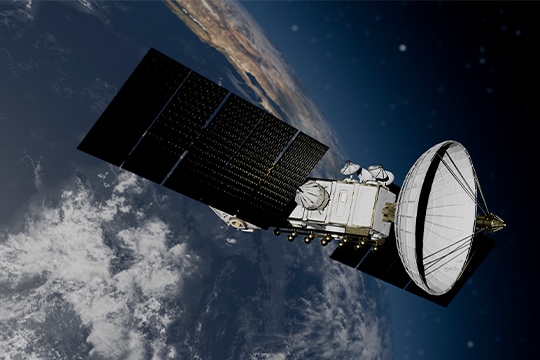 The global satellite market is forecast to become seven times bigger