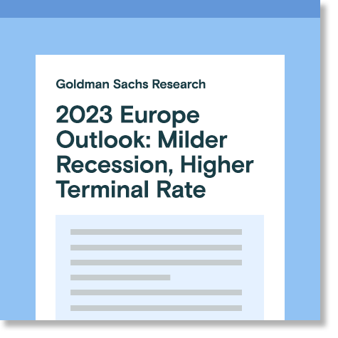 2023 Europe Outlook: Milder Recession, Higher Terminal Rate