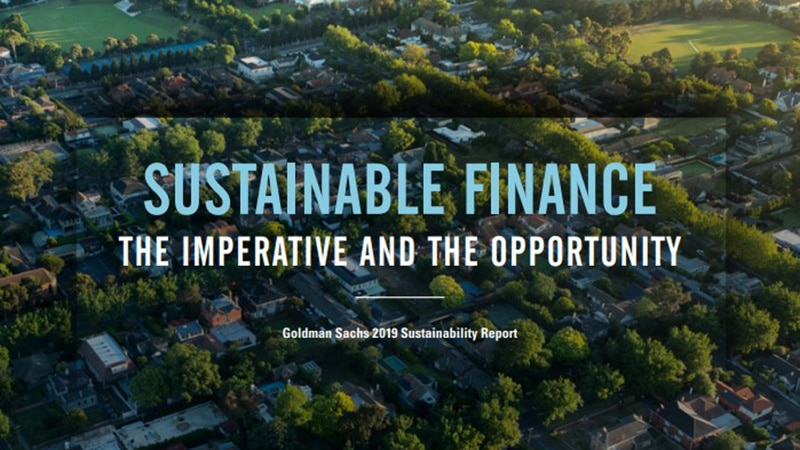The Goldman Sachs 2019 Sustainability Report