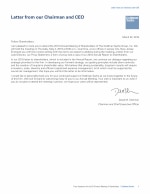 Letter from our Chairman and CEO