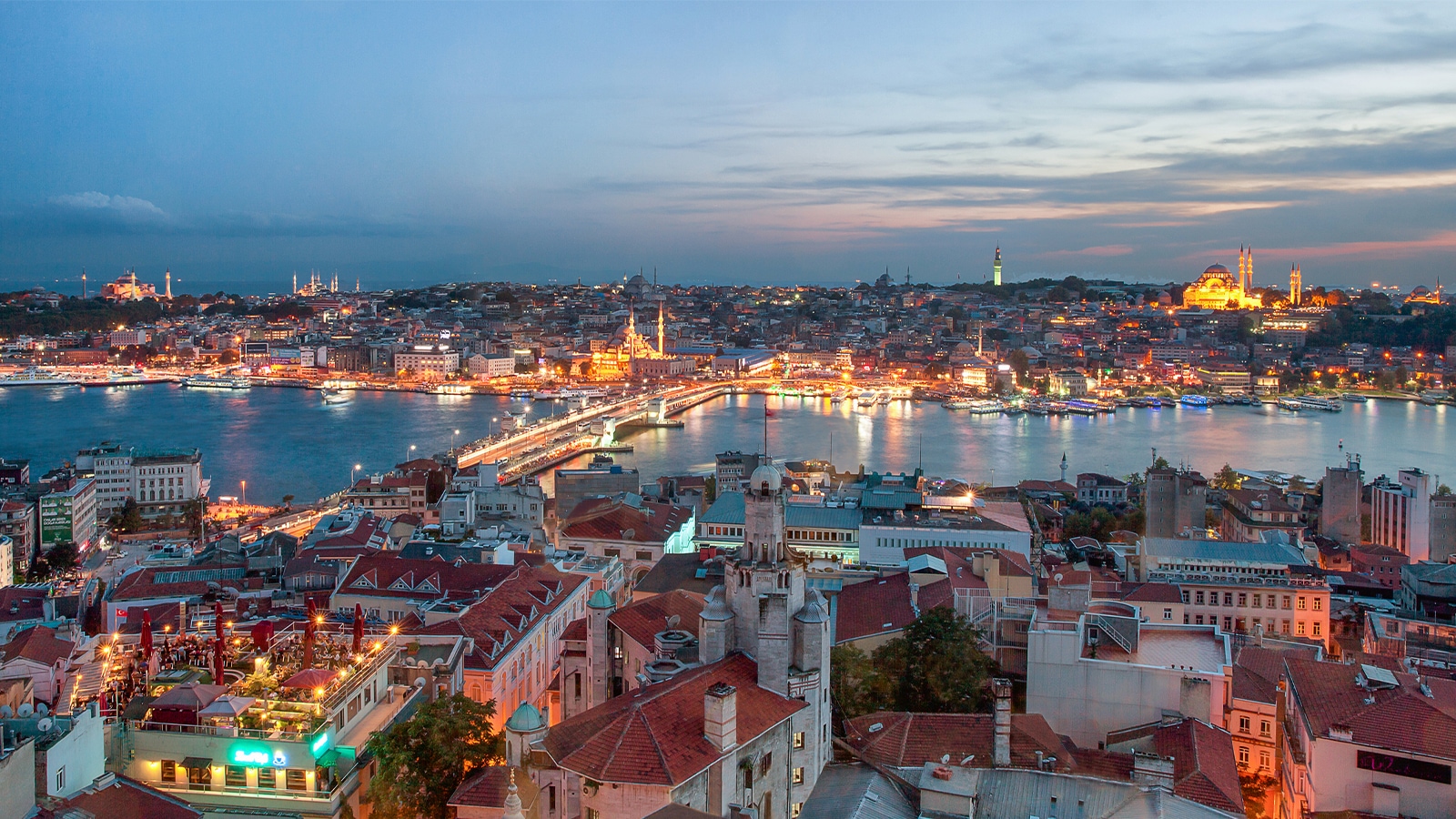 View of yje Bosphorus Strait