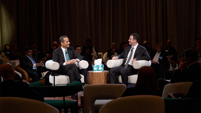 Jared Cohen and His Excellency Sheikh Mohammed bin Abdulrahman Al Thani